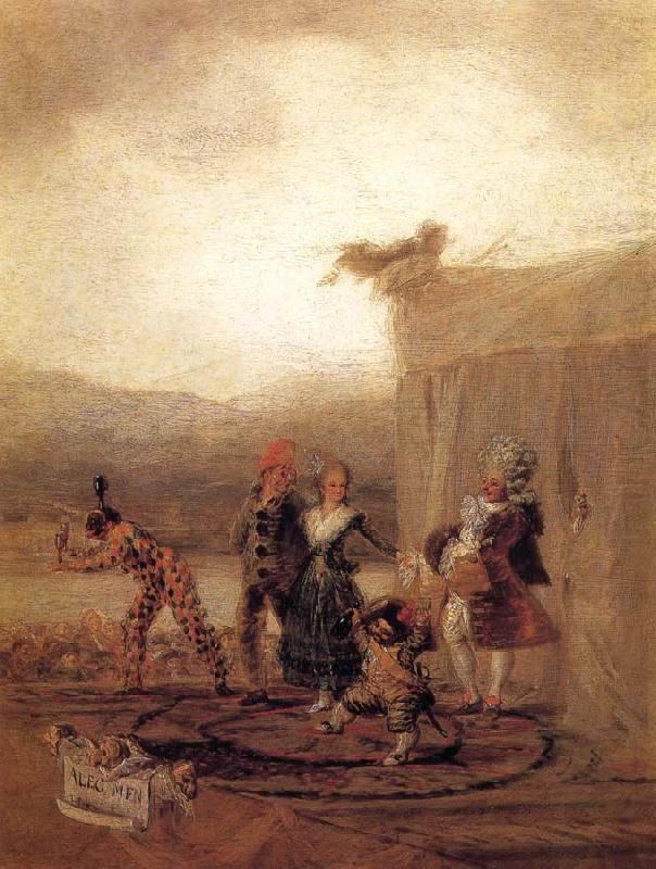 Strolling Players, Francisco Goya